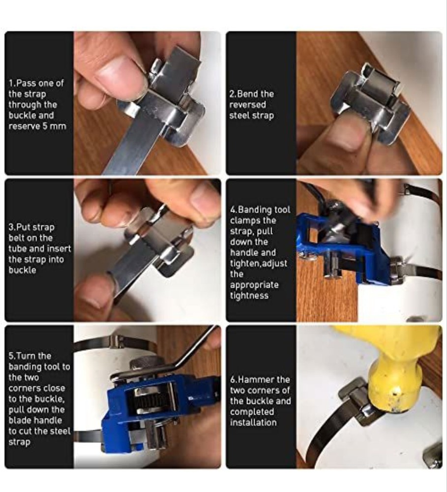 Bausatz Packaging Strapping Kit With Stainless Steel Banding Coil