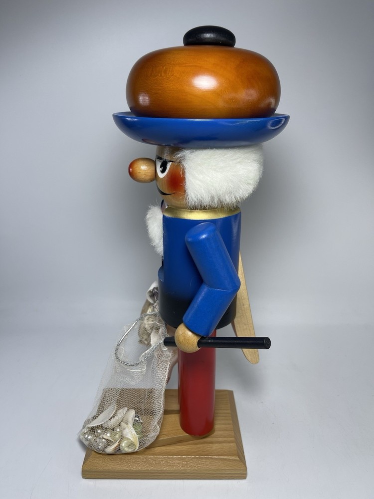VINTAGE STEINBACH VOLKSKUNST NUTCRACKER - SEASHELLS COMPLETE GERMANY