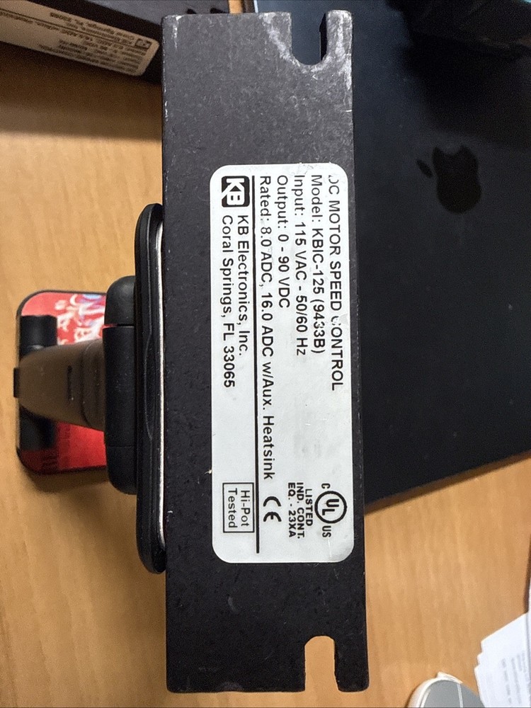 KB Electronics KBIC-125 Solid State Variable Speed DC Motor Control