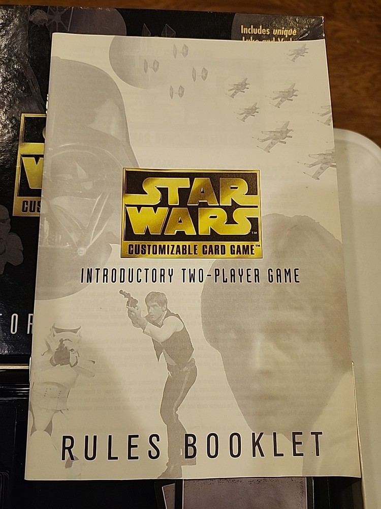 Star Wars CCG Premiere Introductory Two-Player Game Complete Excellent 1995