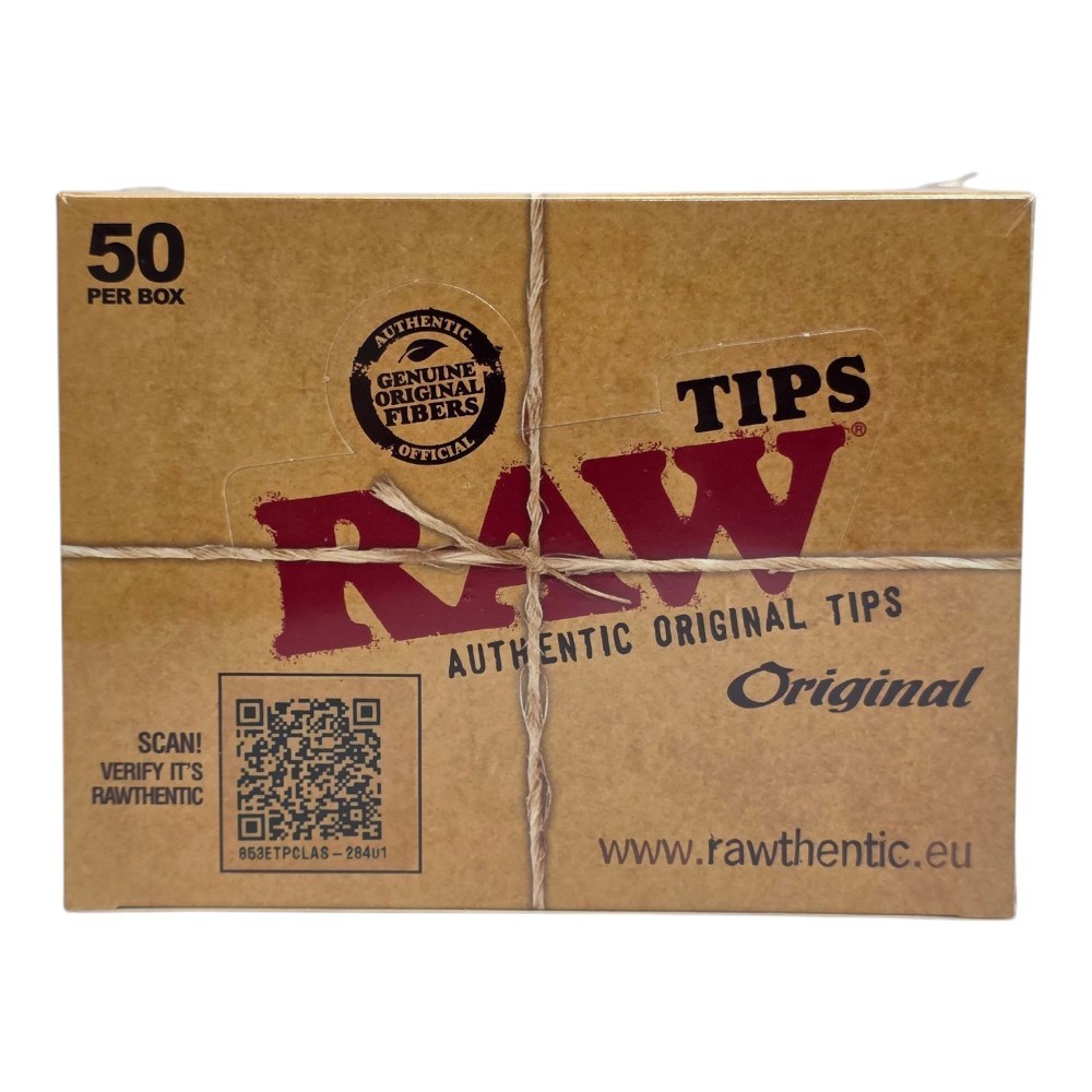 Raw Authentic Original Tips 50 Per Box, Free Shipping