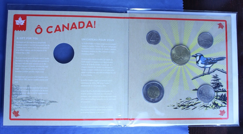 Canada 2016 - OH Canada Gift Set - Special Maple Leaf Loonie