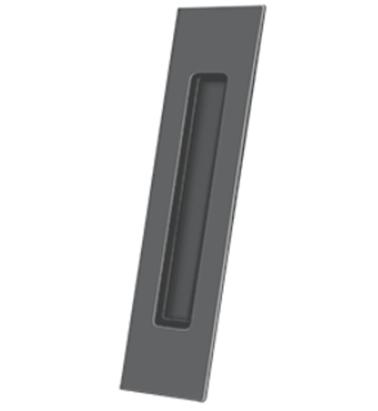 Flush Pull Heavy Duty , Rectangular, 10 Inch in 12 Finishes by Deltana
