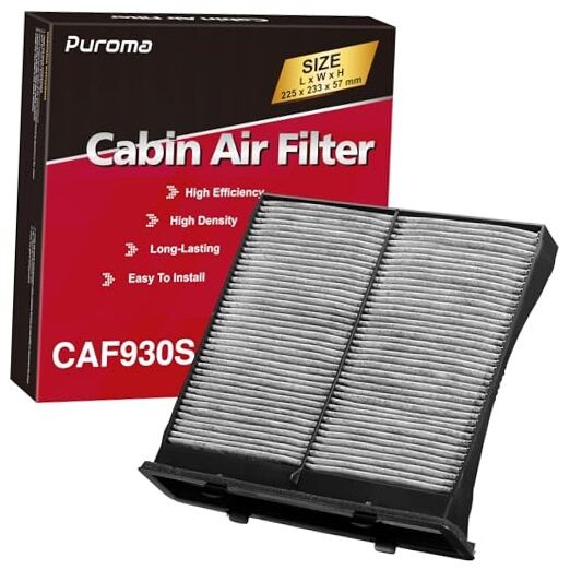 Cabin Air Filter with Activated Carbon, Replacement for CP930, CAF930S