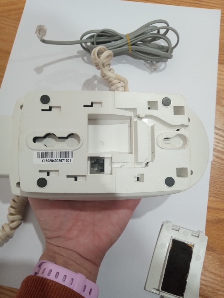 Corded Telephone White AT&T, Works, Tested