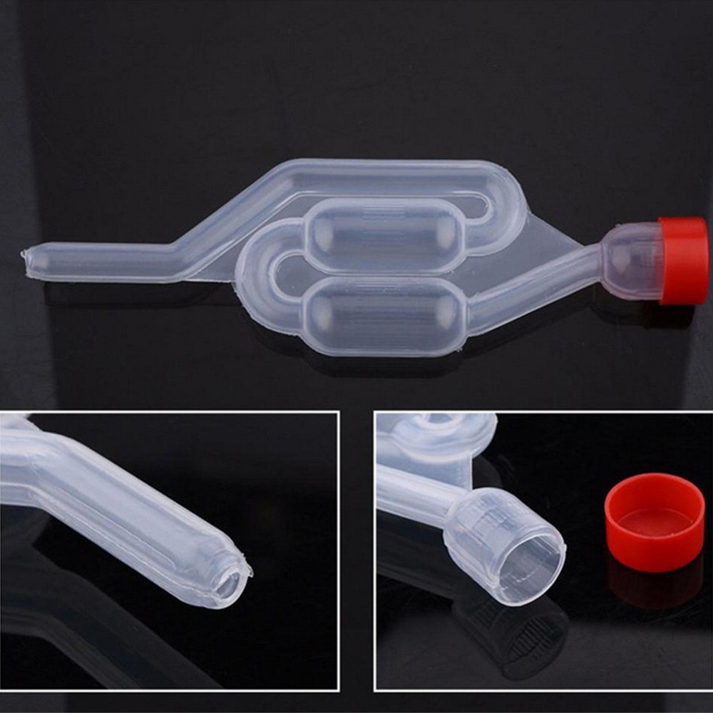 2PCS New Transparent One-way Home Plastic Beer Making Tool Equipment Airlock