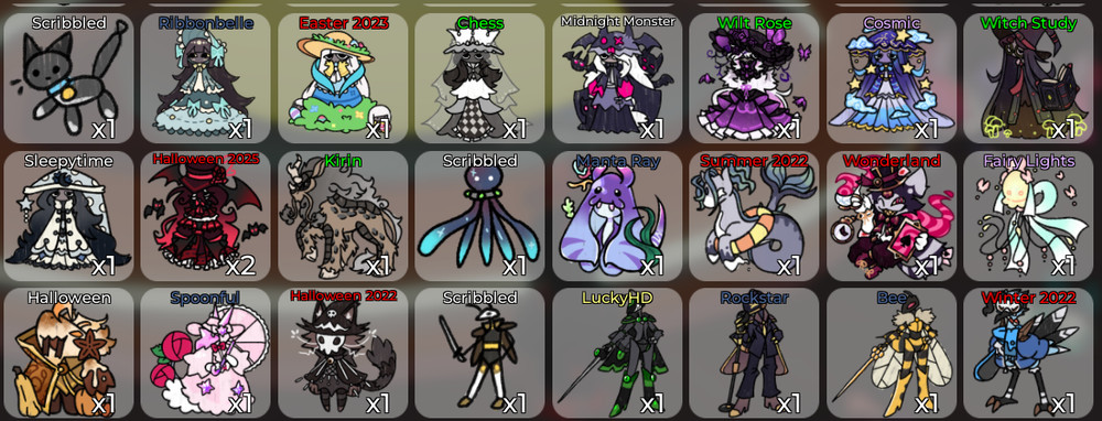 Skins (see discription) (Doodle World Roblox)