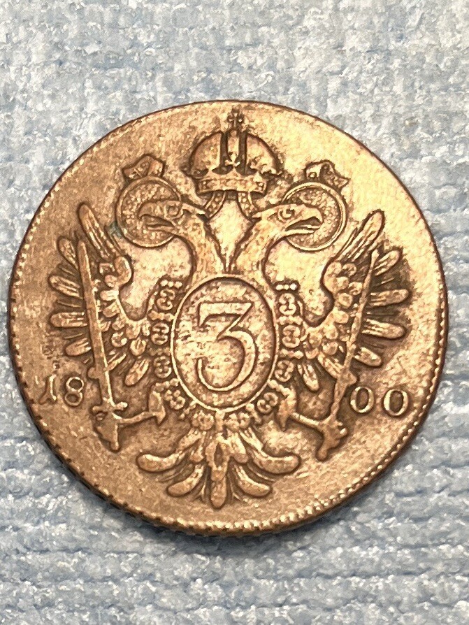 Austria - 3 Kreuzer 1800 C - Pd
