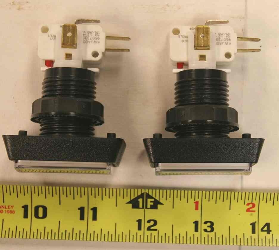 Dixie Narco soda machine live display selection button replacements, qty. 2