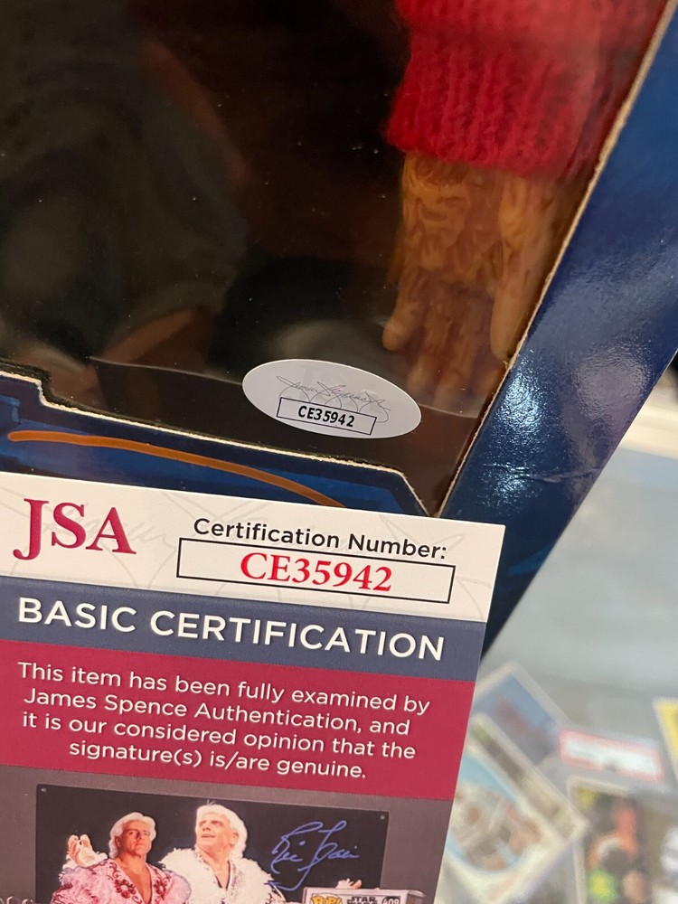 TALKING FREDDY KRUGER NIGHTMARE MATCHBOX ROBERT ENGLUND SIGNED FIGURE JSA