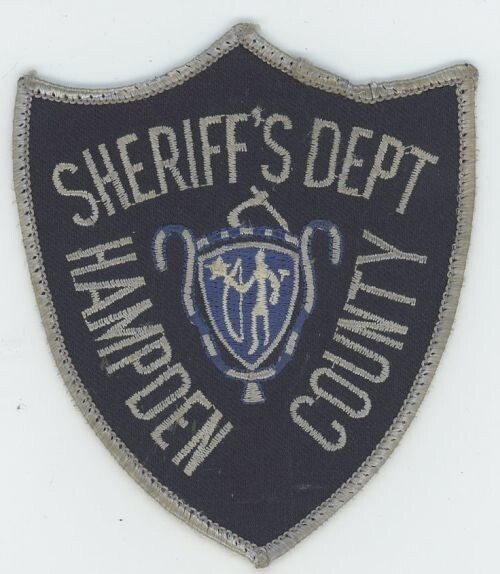 MASSACHUSETTS MA HAMPDEN COUNTY SHERIFF NICE SHOULDER PATCH POLICE