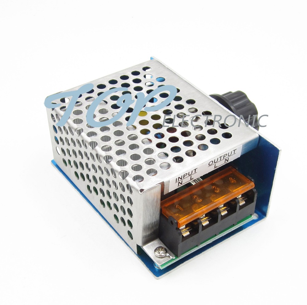 4000W 220V AC SCR Motor Speed Controller Module Voltage Regulator Dimmer