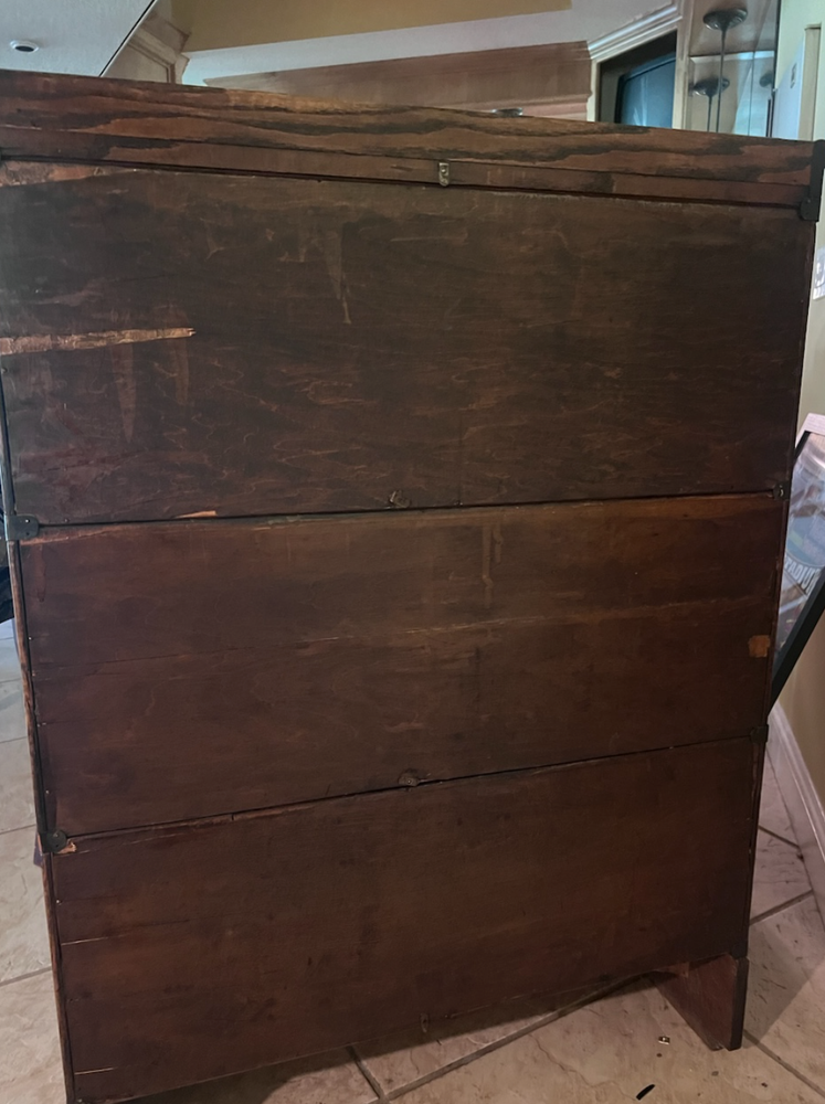 antique oak barrister bookcase