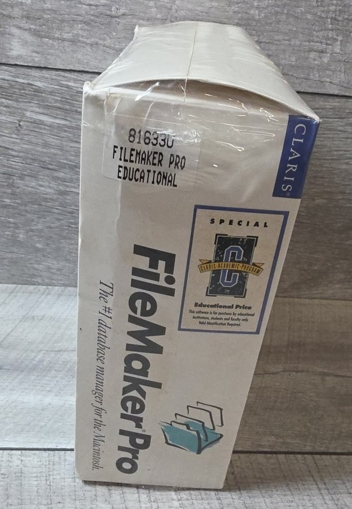 Claris Filemaker Pro - New - Sealed - 816330