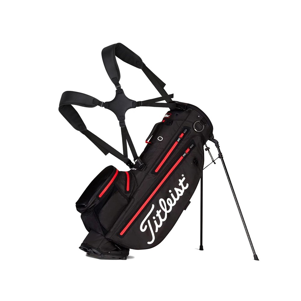 Quick Side Release Plastic Buckle Golf Bag Shoulder Straps Black