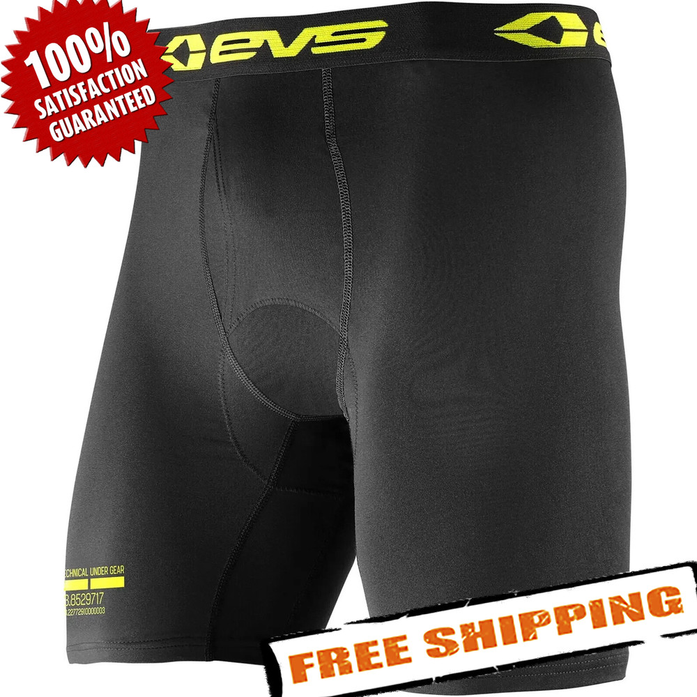 EVS TUGBOTMBOX-BK-M Medium Black Tug Moto Boxer