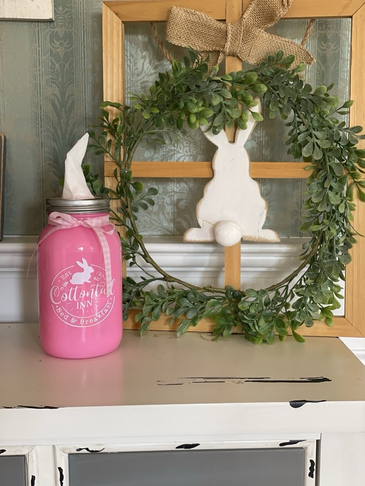 Mason Jar Kleenex Holder
