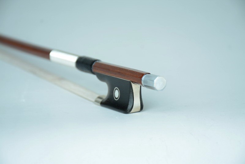 Recommend!! Silver mounted!An IPE Viola Bow ,unique forg! Master Piece!70.5G