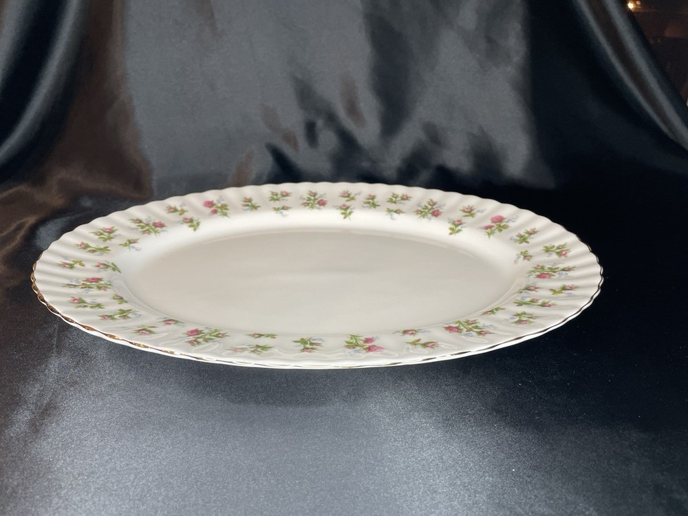 ROYAL ALBERT “Winsome” Bone China 13” Oval Serving Platter EUC