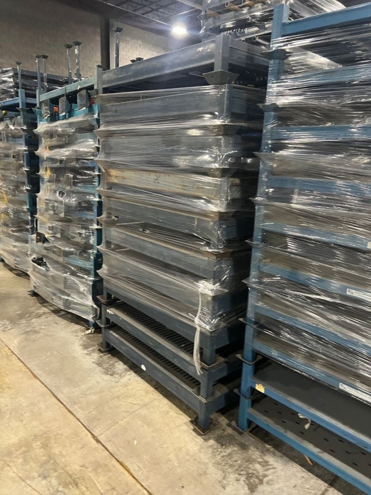 Used Industrial Stack Racks with Removeable Posts