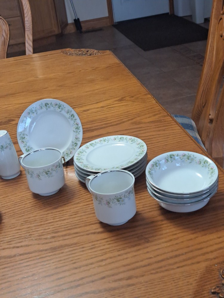 Johann Haviland Forever Spring Floral Scroll 31 Piece Dinnerware Grouping