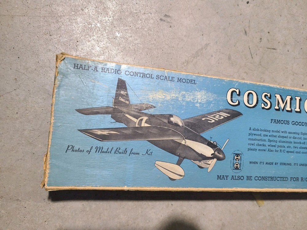 Vintage Sterling Models Scale Model Airplane Cosmic Wind (INCOMPLETE SET)