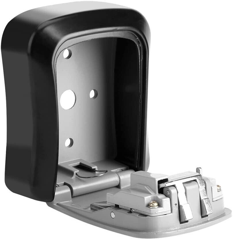 4 Digit Key Safe Lock Box Combination Wall Mount Security Storage Case Organizer