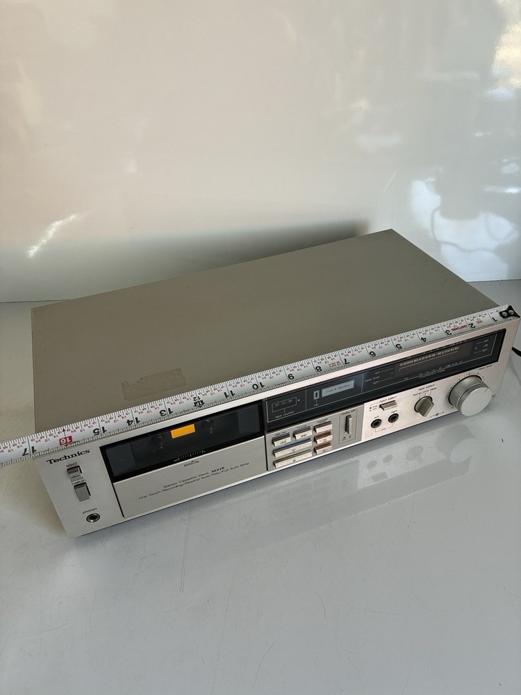 Technics RS-M216 Cassette Tape Deck Read Description