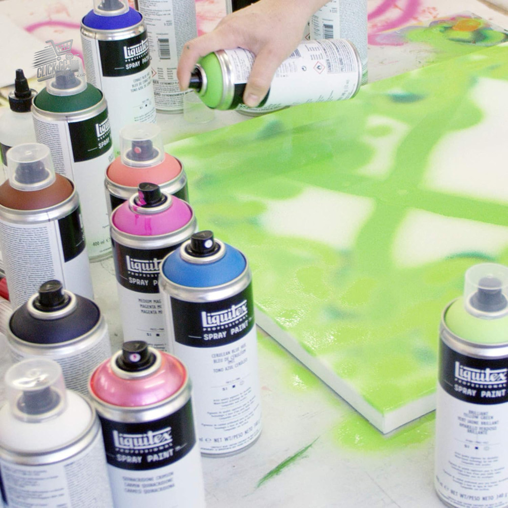 4450398 - Professional Water Based Spray Paint, Permanent Emerald Green