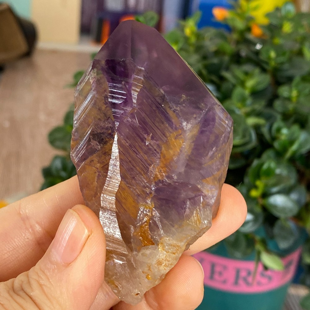 100g Natural Amethyst geode quartz clustercrystal specimen Healing