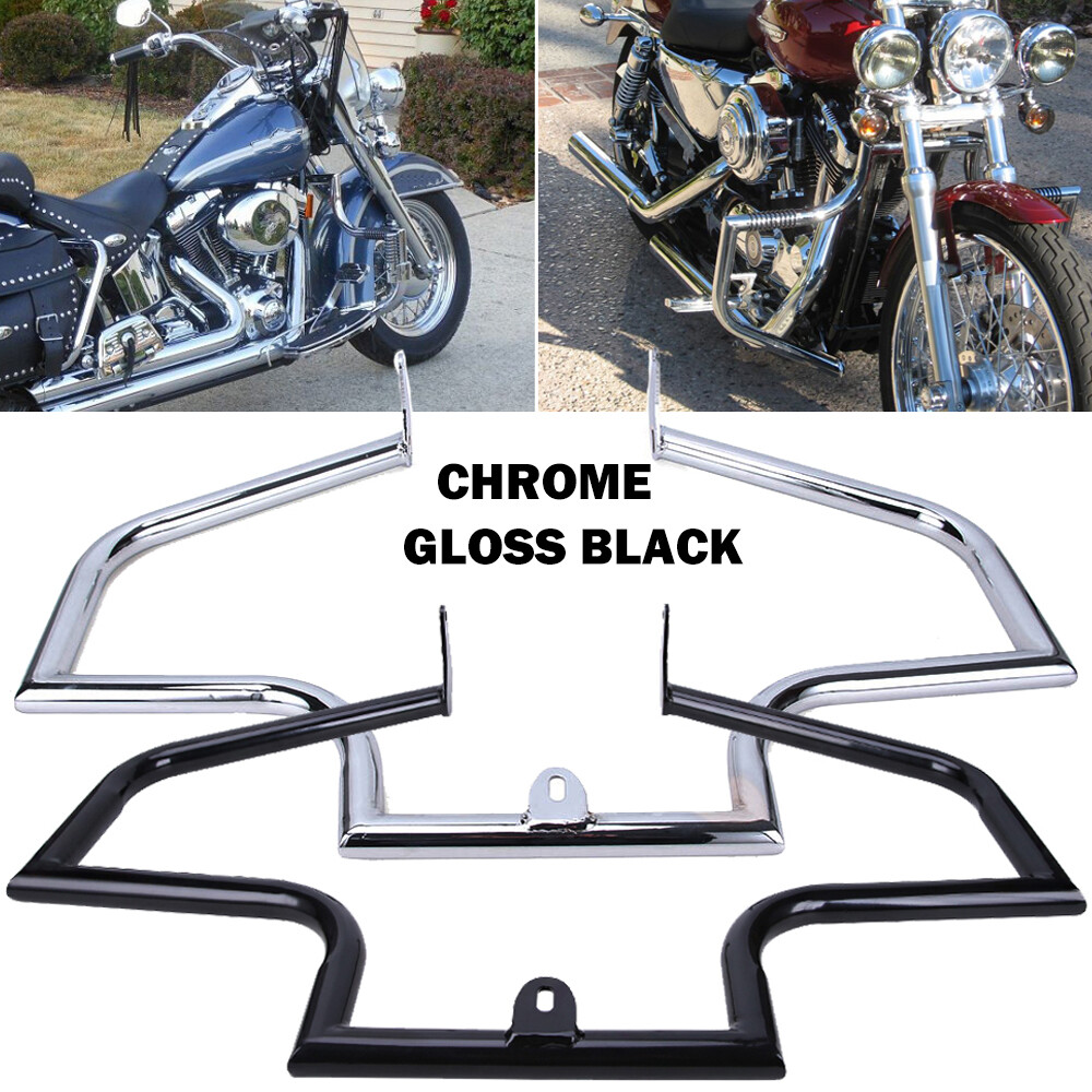 Highway Engine Guard Crash Bar For 2000-2017 Harley Heritage Softail FatBoy FLST