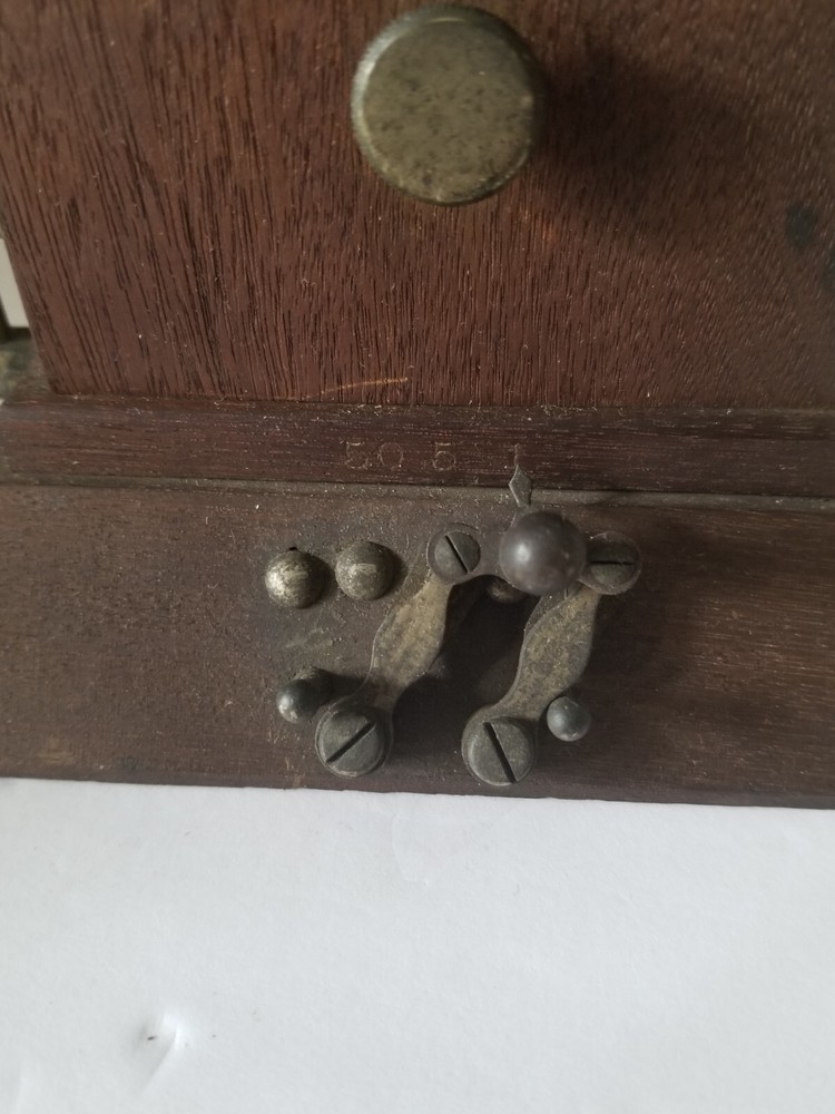 Antique Maker Unknown Galvanometer Telegraph Telephone Meter Steampunk