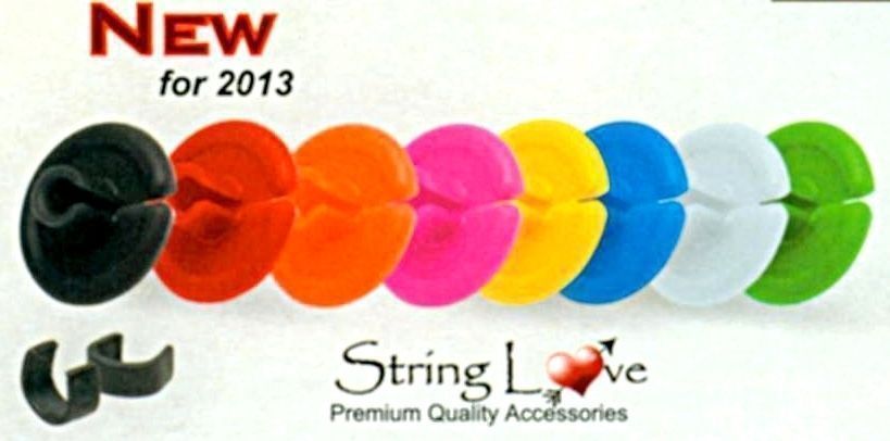 OMP String Lover 2.0 9/16" Kisser Button, White, 1 pc.