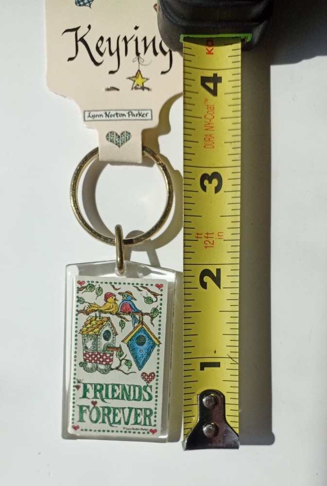Vintage Monarch Creations Friends Forever Keyring