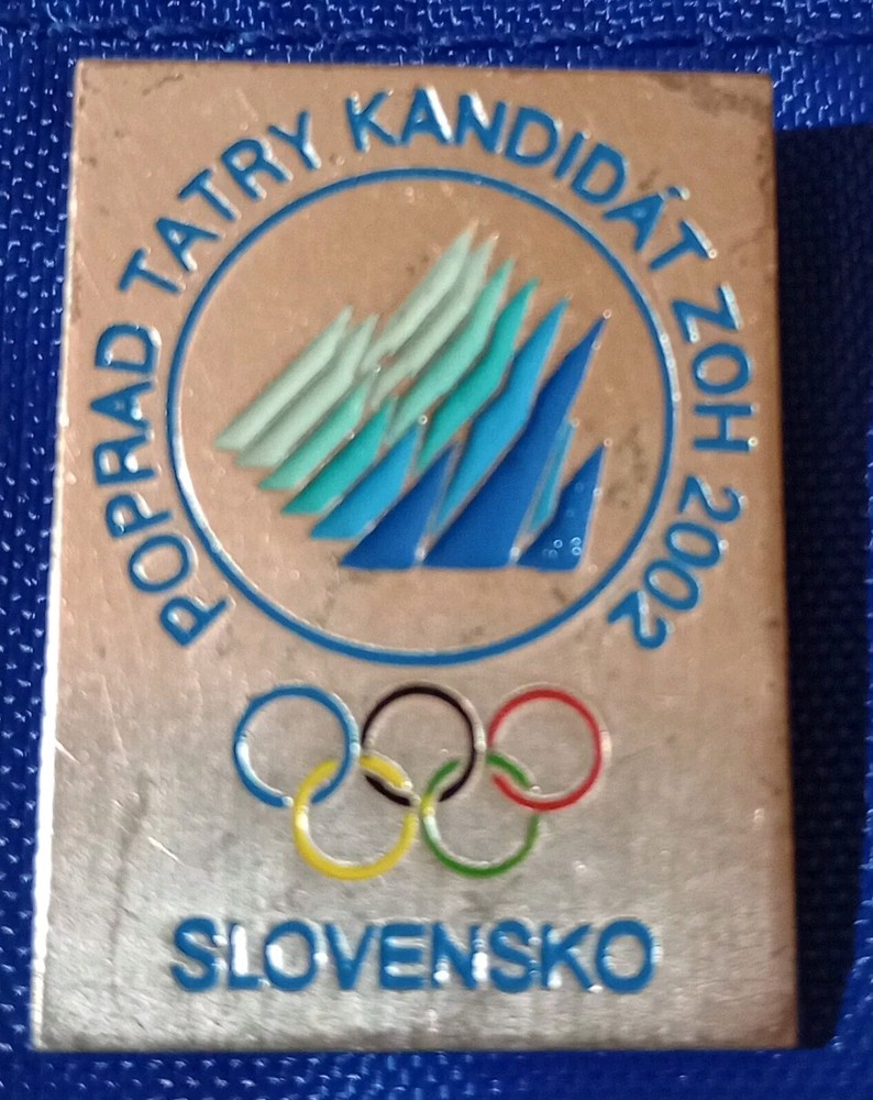 2004 SLOVENSKO CANDIDATE BID CITY OLYMPIC PIN