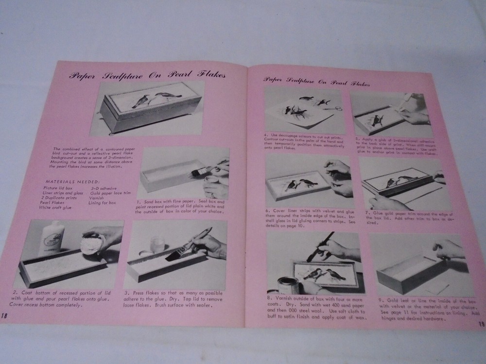 3 Dimensional Decoupage HP-182 Hazel Pearson Handicrafts