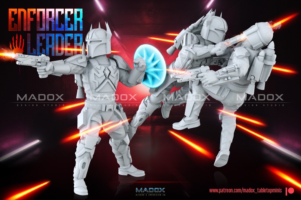 gar saxon enforcer leader 3 figures