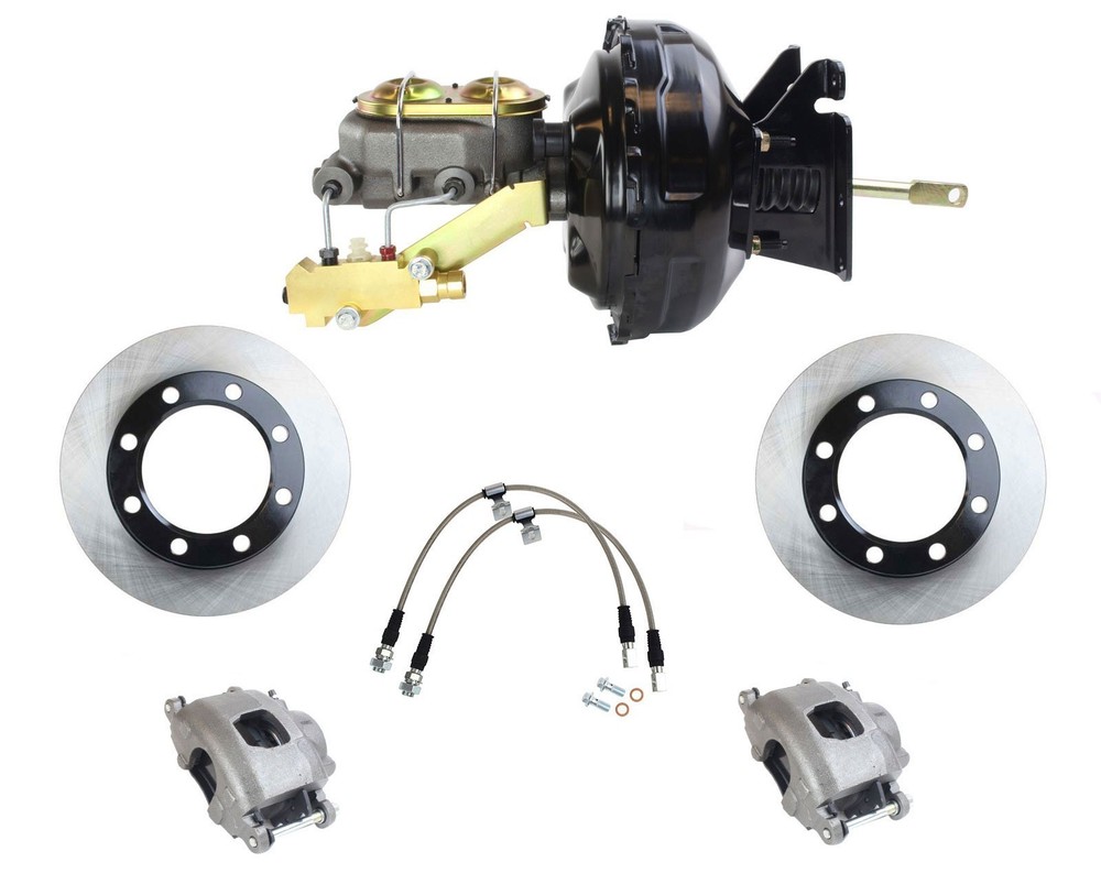 Front PWR Brake & Disc Replacement, 14 Bolt Rear Disc Conversion, 1971-87 GM4X4