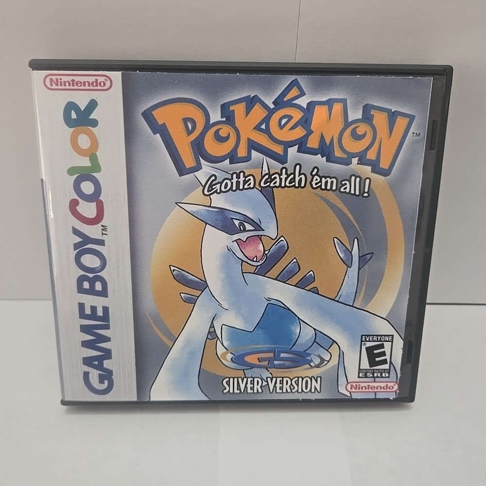 Pokemon Gold, Silver, Crystal Replacement Case 3 Pack Game Boy Nintendo DS Sized