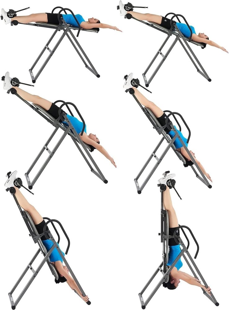 Heavy Duty Inversion Table with Adjustable Features & 300 lb Capacity
