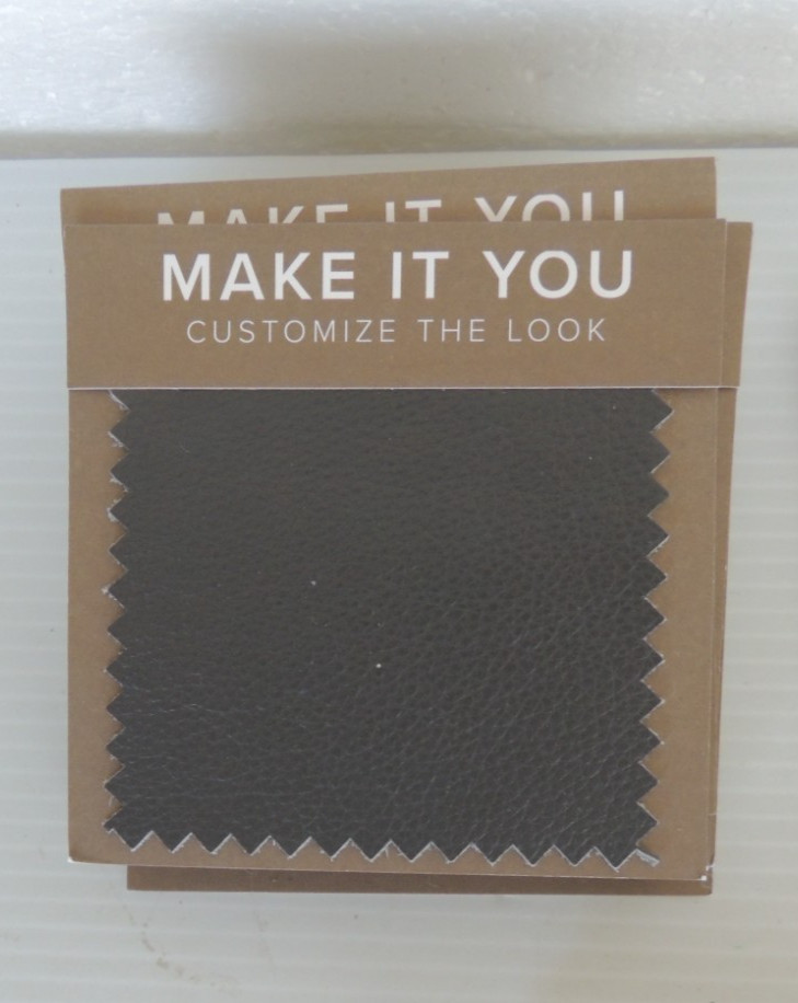 Italian small Leather samples, 10 different colors 40 pc all 3 1/2"