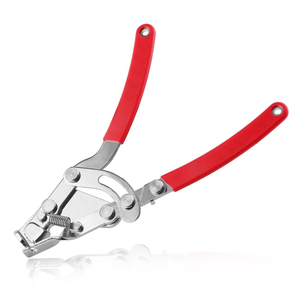 LEONTOOL Bike Brake Cable Puller Pliers, 4th Hand Tool - 7.7", Red