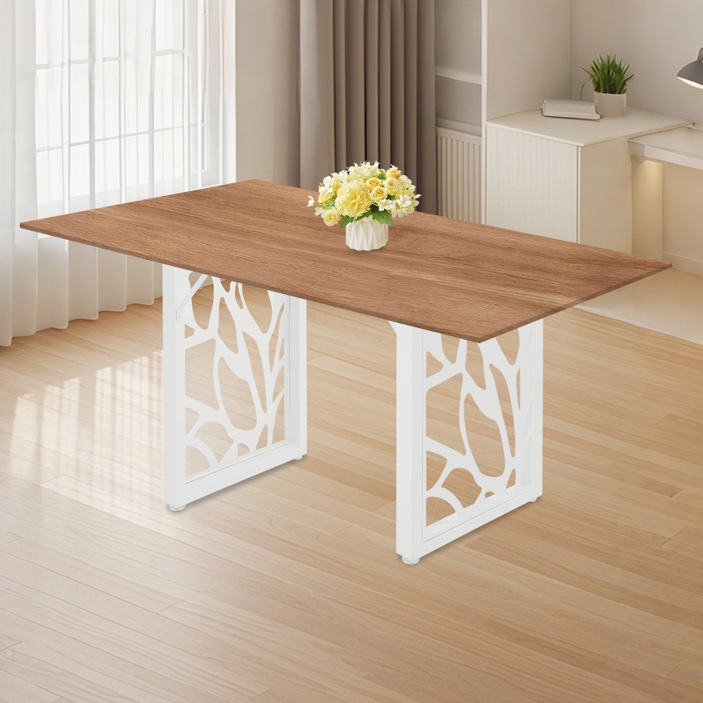 Table Legs 2PCS Desk Legs Metal Dining Rectangular Table Base for Bedrooms