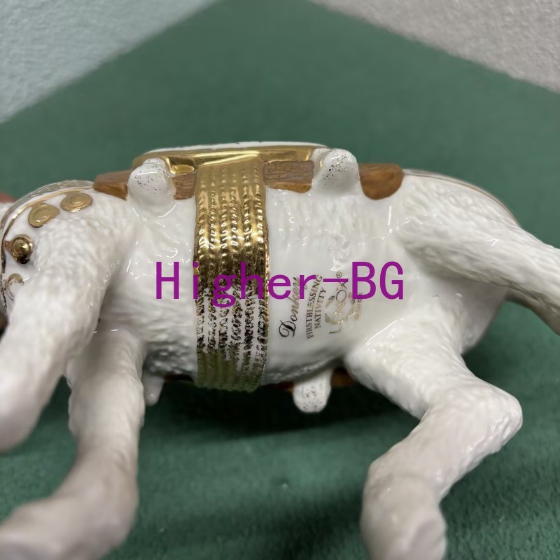 1pcs Lenox First Blessing Nativity Donkey Standing Ceramic