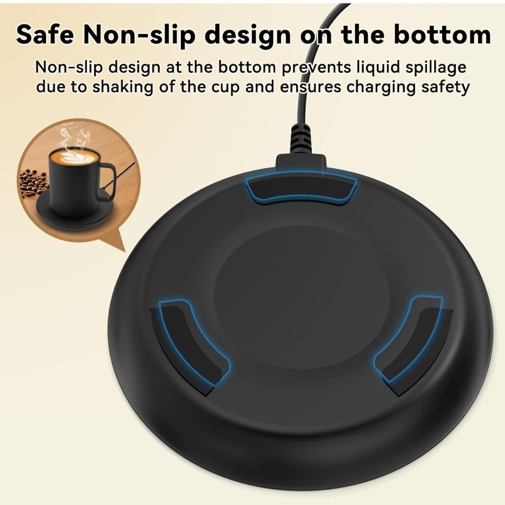 Replacement Charging Coaster 2 for Smart Mug 1 & 2 Travel Mug Black