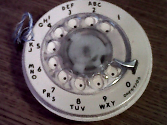W.E    Rotary Phone Dial,For Parts