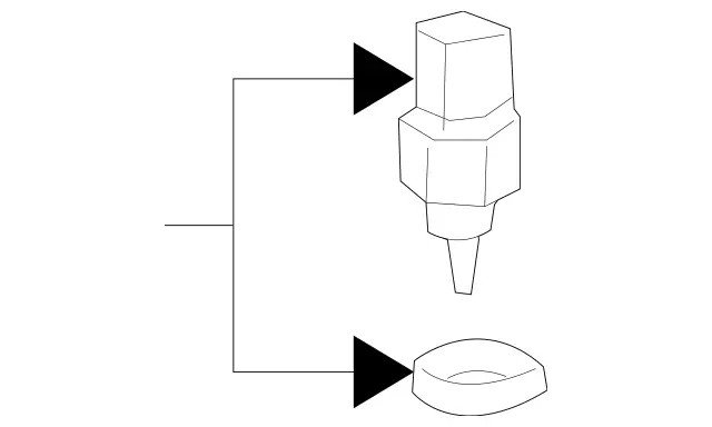 Genuine Mercedes-Benz Temperature Sensor 203-830-04-72