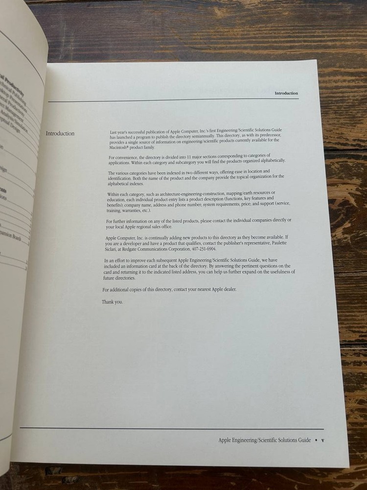 Apple Engineering/Scientific Solutions Guide Summer 1988 Vintage Book