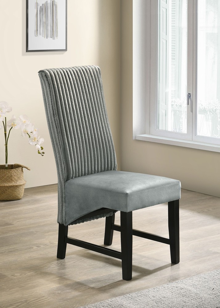 Barrand Upholstered Dining Side Chair Grey