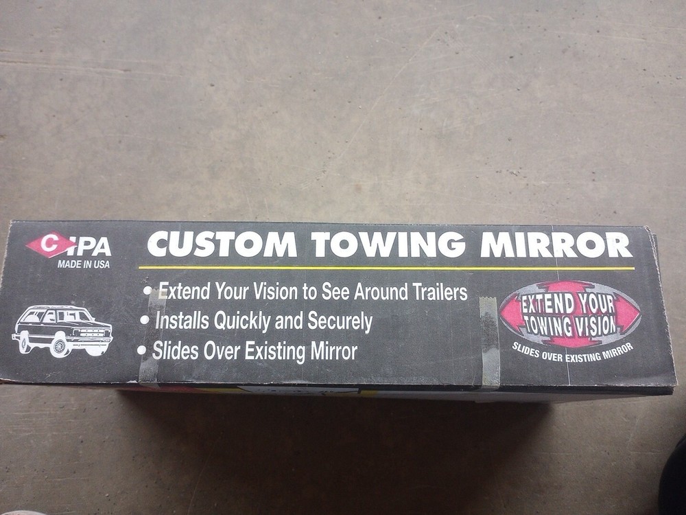 New CIPA Custom Towing Mirror # 11701 Drivers Side